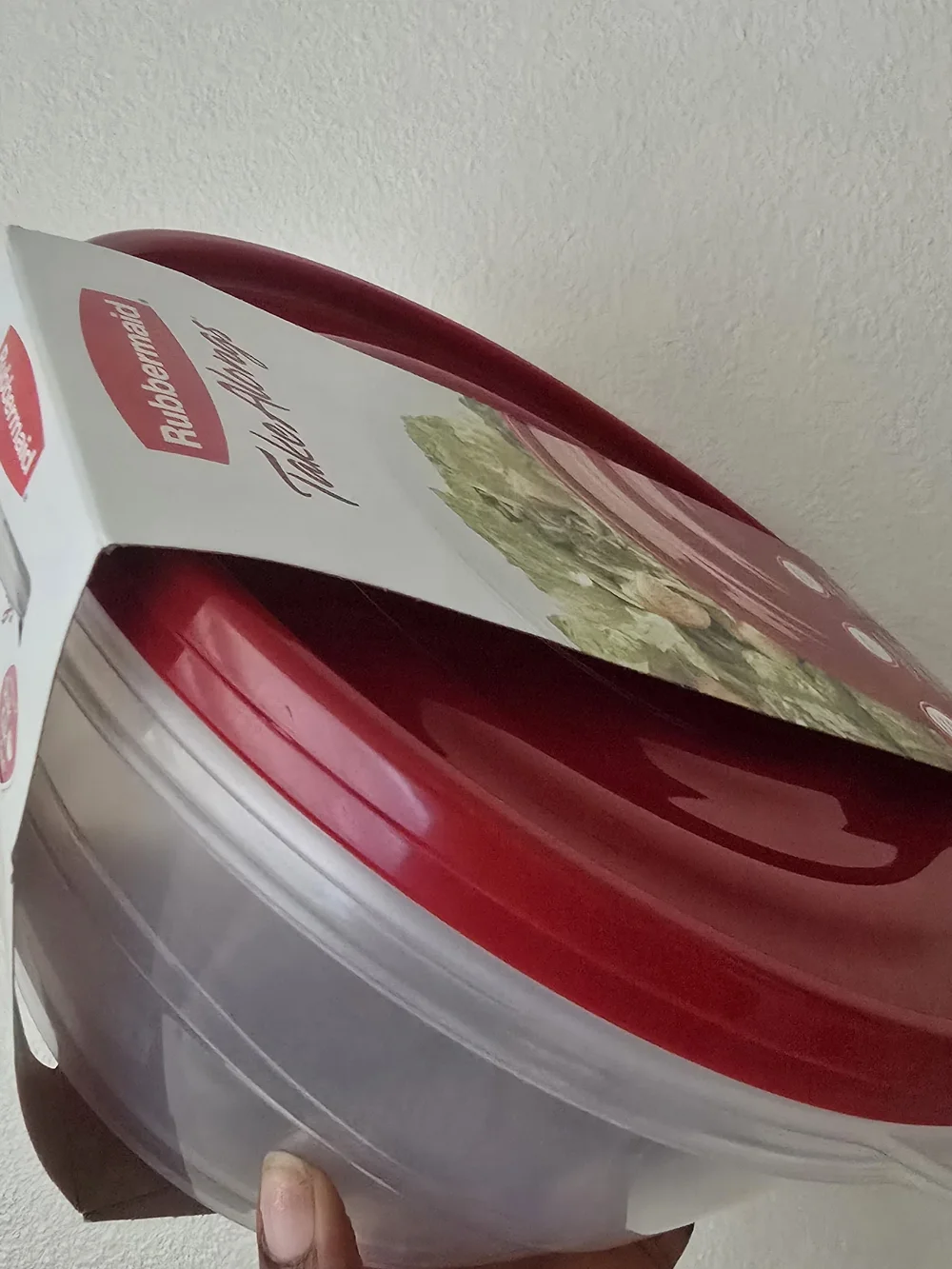 Rubbermaid Red Take-Along Salad Container